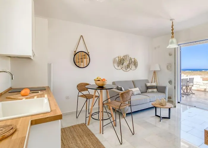 Paros Sea View Eco - Aetherian Ciel Villas, Cymo Tatil Evi Mármara